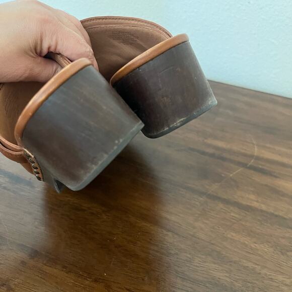 Madewell The Cecily Clog in Oiled Leather Cottagecore Boho Minimalist - Picture 5 of 12